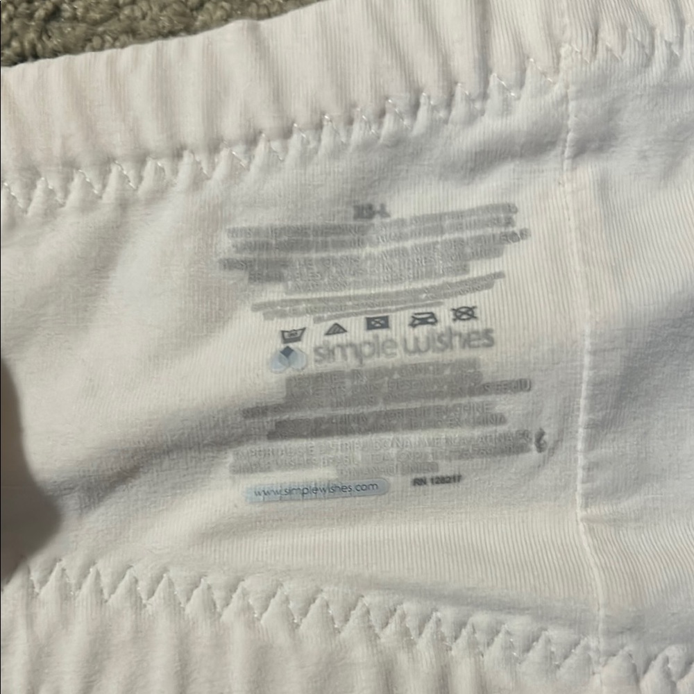 Simple Wishes White Bra